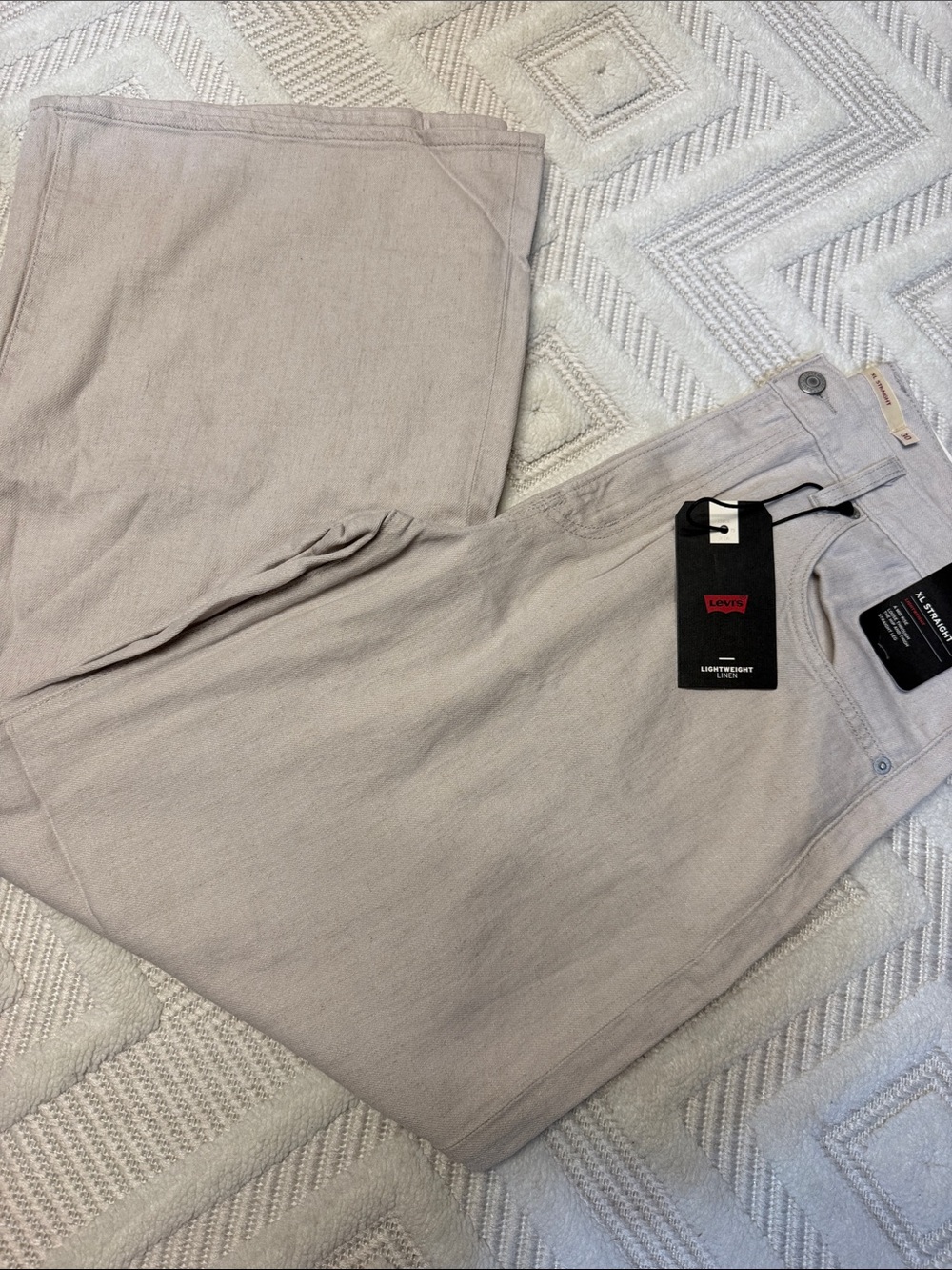 LEVI’S - XL Baggy Straight Linen Blend Women's Pants